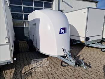  Blyss - NIKI aerodynamisch Heckrampe Seitentür 100km/H Koffer weiß - Closed box trailer