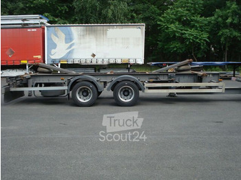  Wecon - AWZ 218 LZ Tandem Hubschwinge verzinkt - Container transporter/ Swap body trailer