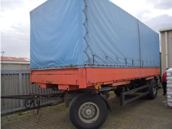 Carnehl Wechselfahrgestell + BRÜCKE + TÜV 04/2016  - Curtainsider trailer