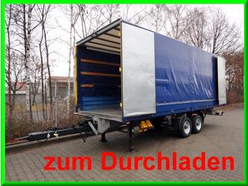 Obermaier Tandem- Planenanhänger Durchladbar, wenig benutz - Curtainsider trailer