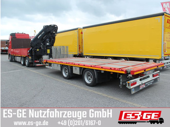 ES-GE Tandemanhänger - Containerverr.  - Dropside/ Flatbed trailer