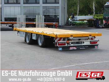 ES-GE Tandemanhänger - Containerverr.  - Dropside/ Flatbed trailer