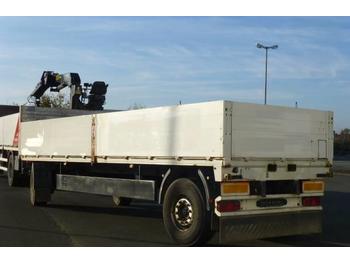 Meusburger MPA 2, Baustoff, 7360mm, weiß, 18 to.  - Dropside/ Flatbed trailer