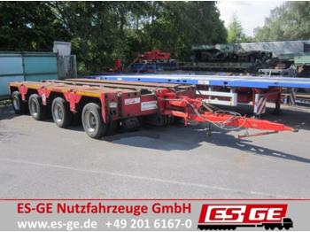 Scheuerle 4-Achs-Fahrwerk 80PE4M1500 - Dropside/ Flatbed trailer