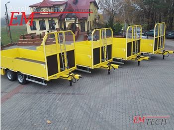 New Dropside/ Flatbed trailer EMTECH New: picture 1