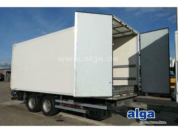 Closed box trailer FSN, SDA-KO-18/7,2 m. lang/Durchlade/LBW: picture 1