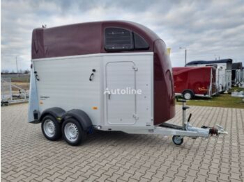 New Horse trailer HUMBAUR Xanthos Aero 2400 trailer for 2 horses saddle room 2.4T GVW: picture 1