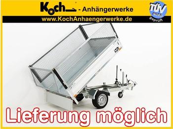 New Car trailer Humbaur Kipper 140x230cm 1,5t Hand Pumpe   Gitteraufsatz: picture 1