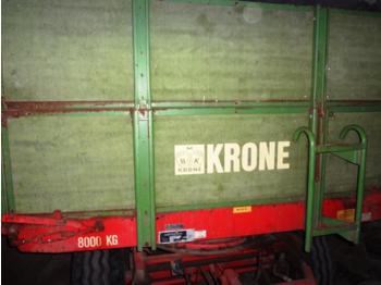 Tipper trailer Krone DK 8to: picture 1