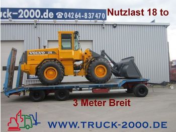 LANGENDORF TUE 24/80 3 Achsen Nutzlast 18to 3 m Breit - Low loader trailer