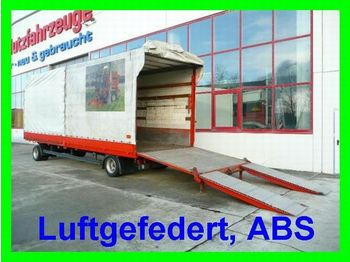 Müller-Mitteltal 2 Achs Planen  Anhänger mit Rampen - Low loader trailer