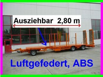 Müller-Mitteltal 3 Achs Tieflader  Anhänger 2,80 m ausziehbar - Low loader trailer