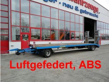 Obermaier 2 Achs Tiefladeranhänger mit gerader Lad - Low loader trailer