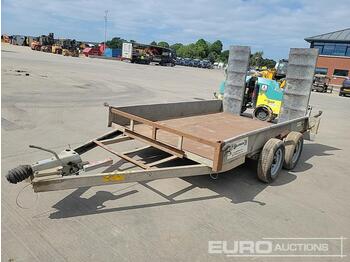  Indespension Twin Axle Plant trailer, Ramp - Plant trailer