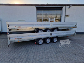 New Car trailer Pongratz riesiger Pritschenanhänger Tridem 603x246x36cm verfügbar: picture 5