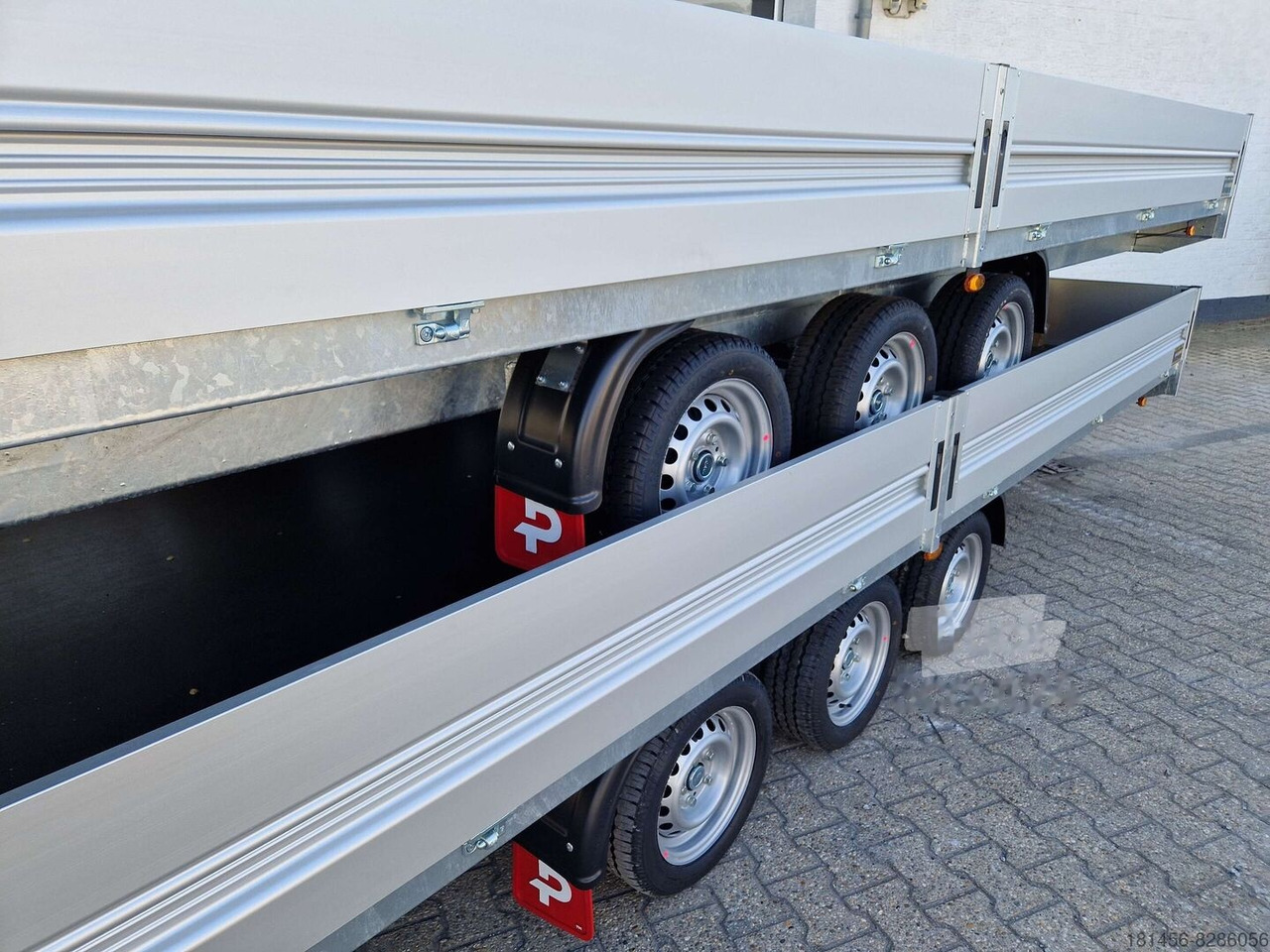 New Car trailer Pongratz riesiger Pritschenanhänger Tridem 603x246x36cm verfügbar: picture 6