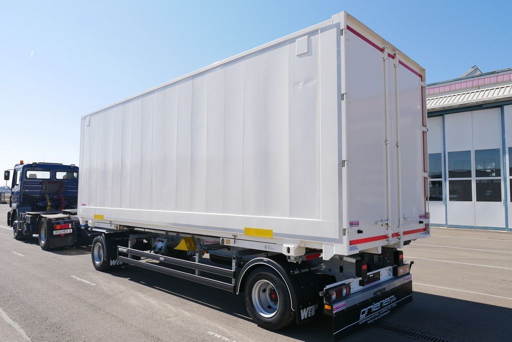 Container transporter/ Swap body trailer Schmitz Cargobull WKSTG 7,45 /STAHLKOFFER / TEXTIL / DOPPELSTOCK: picture 2