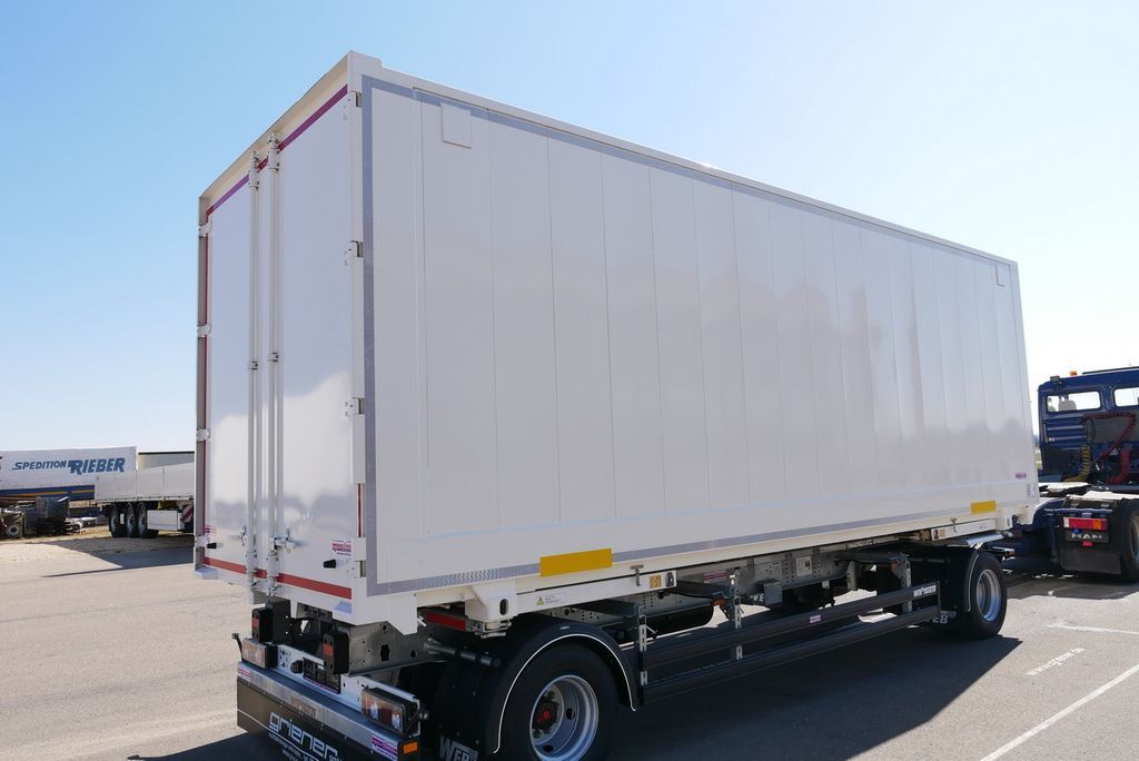 Container transporter/ Swap body trailer Schmitz Cargobull WKSTG 7,45 /STAHLKOFFER / TEXTIL / DOPPELSTOCK: picture 4