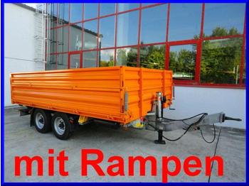 Humbaur Tandem 3- Seiten Kipper mit Rampen - Tipper trailer
