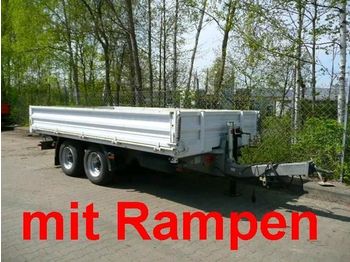 Humbaur Tandemkipper mit Alu  Rampen - Tipper trailer