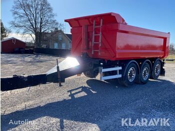  Tippkärra Jigg 3-axlad Bruns Kzdb 27/13/3 hs - Tipper trailer