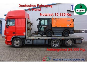DAF XF105.460 Spezial Baumaschinen Trecker - autotransporter truck