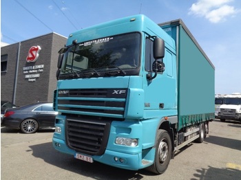 Curtainsider truck DAF 105 XF 410 spacecab no trailer: picture 1