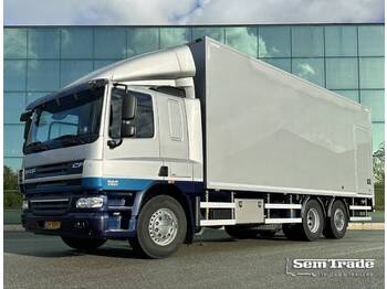 Box truck DAF CF 75.310 EURO 5 6X2 GESTUURDE NALOOPAS VAN BEURDEN BAK 292.000 KM SUPER STA: picture 1