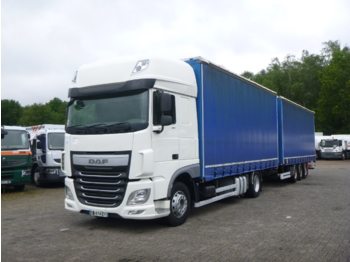 Curtainsider truck D.A.F. XF 460 4x2 Euro 6 volume curtain sider + trailer: picture 1