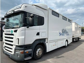 Livestock truck Scania Pferdetransporter