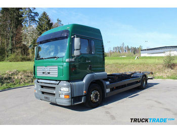 Cab chassis truck MAN 18.363F FIIW 4x2 Chassis Container BDF: picture 1