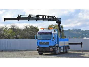 Tipper, Crane truck MAN TGA 26.460 6x4 Darus PK23002: picture 1
