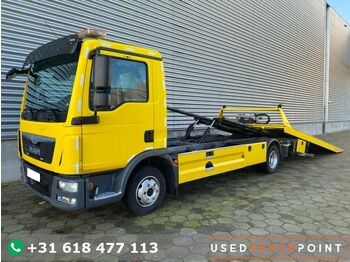Autotransporter truck MAN TGL 8.180 / Brille / Winch / 3 Seats / Euro 6 / 220 DKM / TUV: 11-2022 / Belgium Truck: picture 1