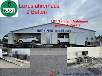 Autotransporter truck MAN TGL 8.220 geschl.Autransporter extralange Rampen: picture 1