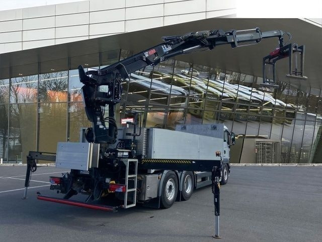 Dropside/ Flatbed truck, Crane truck MAN TGS 26.420 Flatbed + crane 6x2: picture 9
