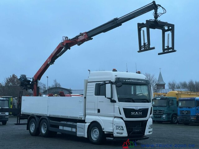 Dropside/ Flatbed truck, Crane truck MAN TGX 26.440 Fassi Kran 11m=1.6t. 5.+6.Steuerkreis: picture 11