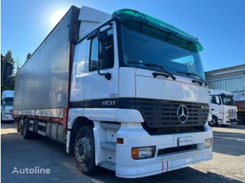 Curtainsider truck MERCEDES-BENZ ACTROS 1831: picture 1