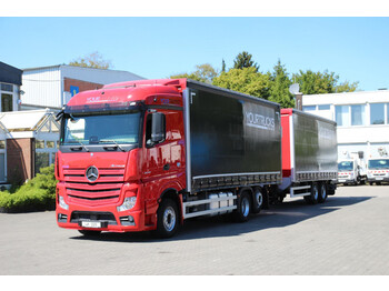 Curtainsider truck Mercedes-Benz Actros 2545  E6   Retarder   3 T LBW: picture 1