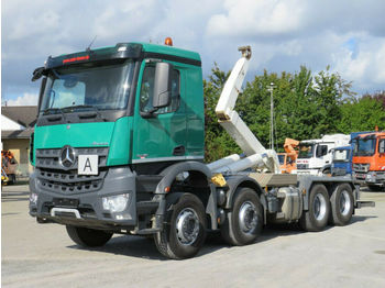 Hook lift truck Mercedes-Benz Arocs 3245 K Abrollkipper VDL Schubarm 25to: picture 1