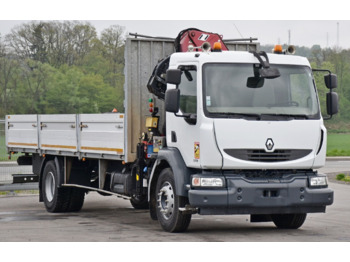 Tipper, Crane truck Renault MIDLUM 220 DXI: picture 3