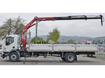 Tipper, Crane truck Renault MIDLUM 220 DXI: picture 5