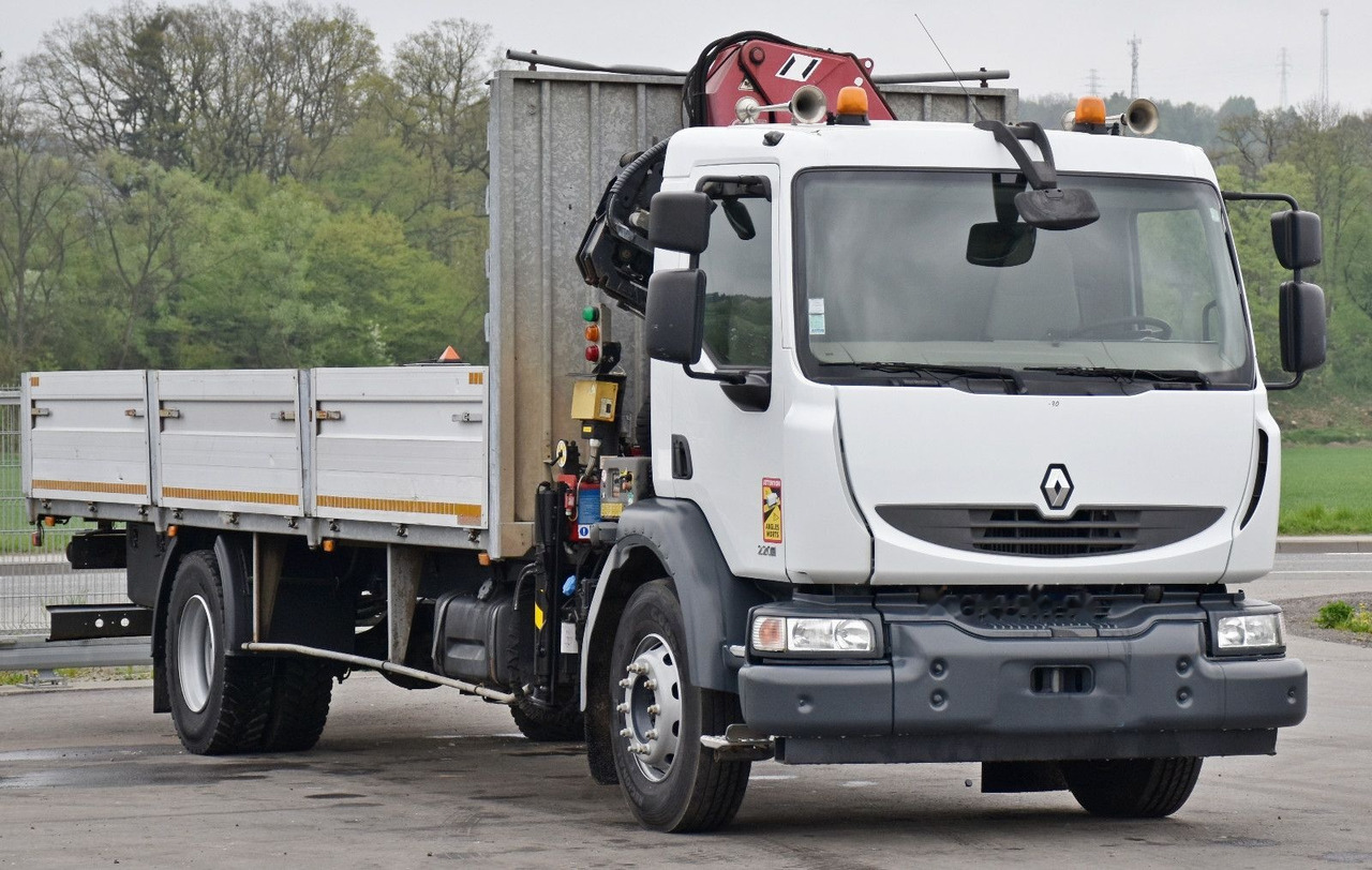 Tipper, Crane truck Renault MIDLUM 220 DXI: picture 3