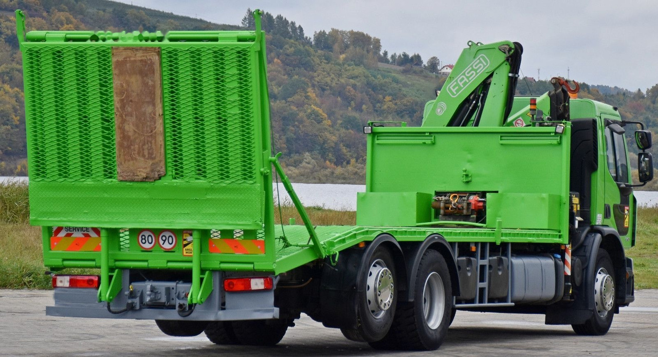 Autotransporter truck, Crane truck Renault PREMIUM 320 DXI: picture 8