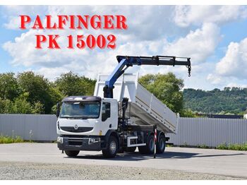 Crane truck RENAULT Premium 370