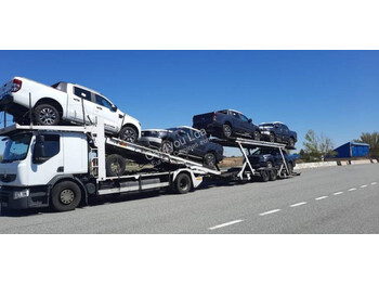 Autotransporter truck RENAULT Premium 450