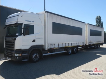 Container transporter/ Swap body truck SCANIA R 410 LB6x2MLB BDF + 2 AXLE WECON HANGER BDF: picture 1