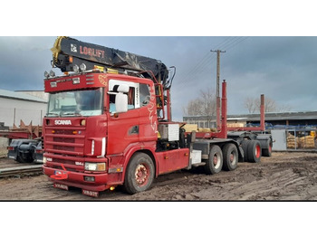 Log truck SCANIA 124