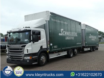 Curtainsider truck Scania P410 6x2 combi 229 tkm: picture 1
