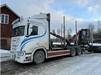 Log truck SCANIA R 650