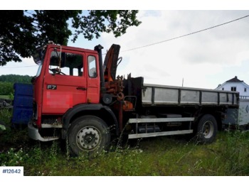 Tipper, Crane truck Volvo F7: picture 1